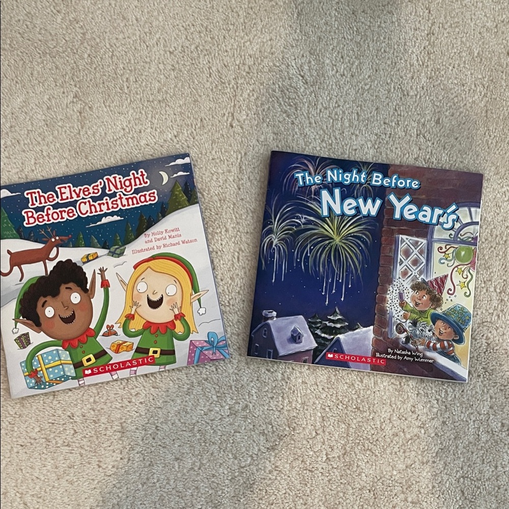 Scholastic Festive Children's Book Pair - New!